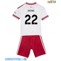 Camisa de time de futebol Liverpool Hugo Ekitike #22 Replicas 2º Equipamento Infantil 2026-27 Manga Curta (+ Calças curtas)